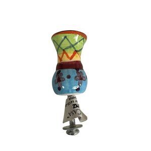 Bella Casa Ganz 11 Drawer Pulls Ceramic Colorful Knobs Whimsical Hand-painted #6
